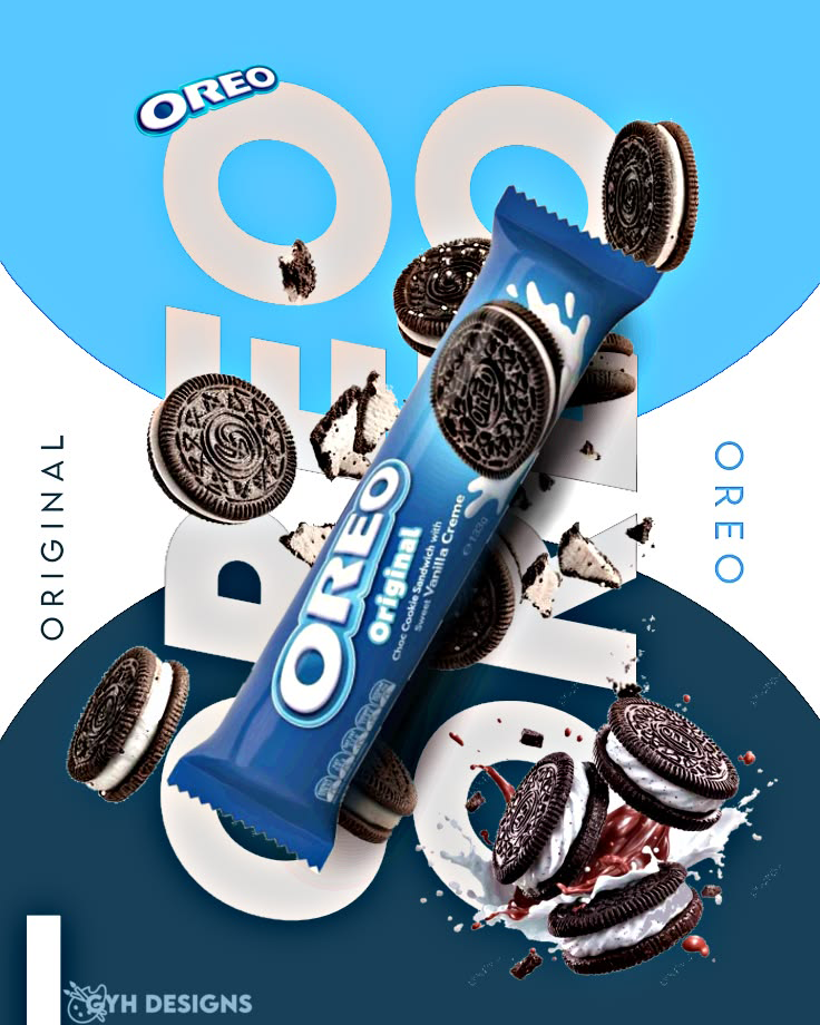 Oreo social ad mockup